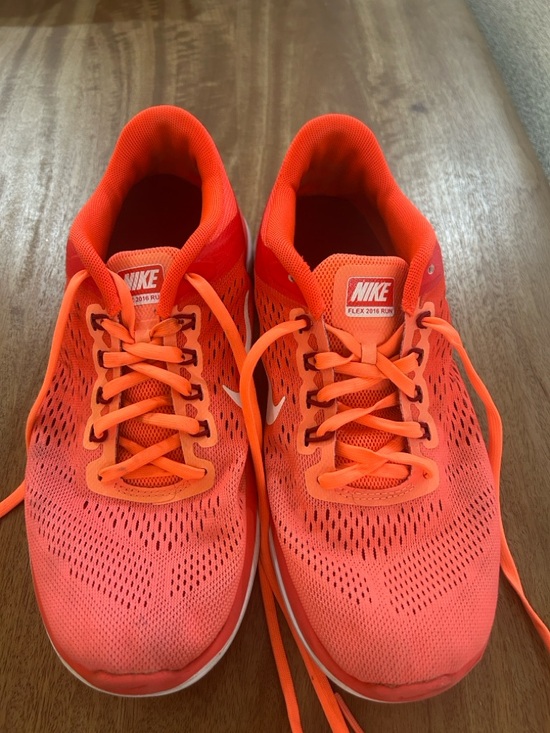 Nike Shoes - Nike Flex 2016 Run Orange Women's Running Shoes